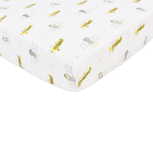Luxury Muslin Cotton Crib Sheet – Ultra Soft & Breathable Baby Bedding