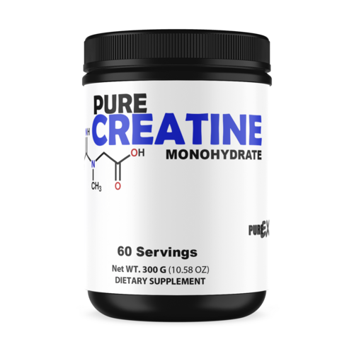 100% Pure Creatine Monohydrate 300g – Micronized Powder, 60 Servings, Muscle Building, Strength, Recovery & Performance